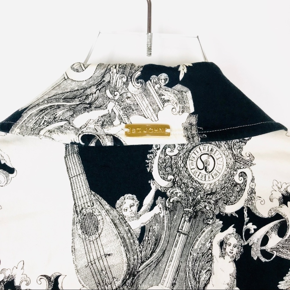 St. John baroque print jacket - Picture 5 of 8
